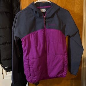 Columbia Two-Tone Purple and Dark Gray Jacket